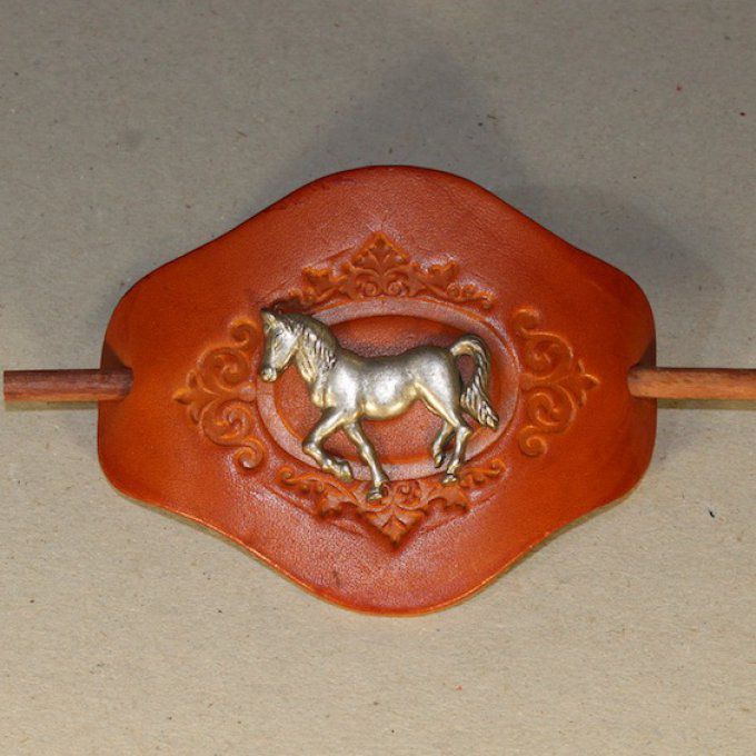 BARRETTE À CHEVEUX ORNEMENT CHEVAL