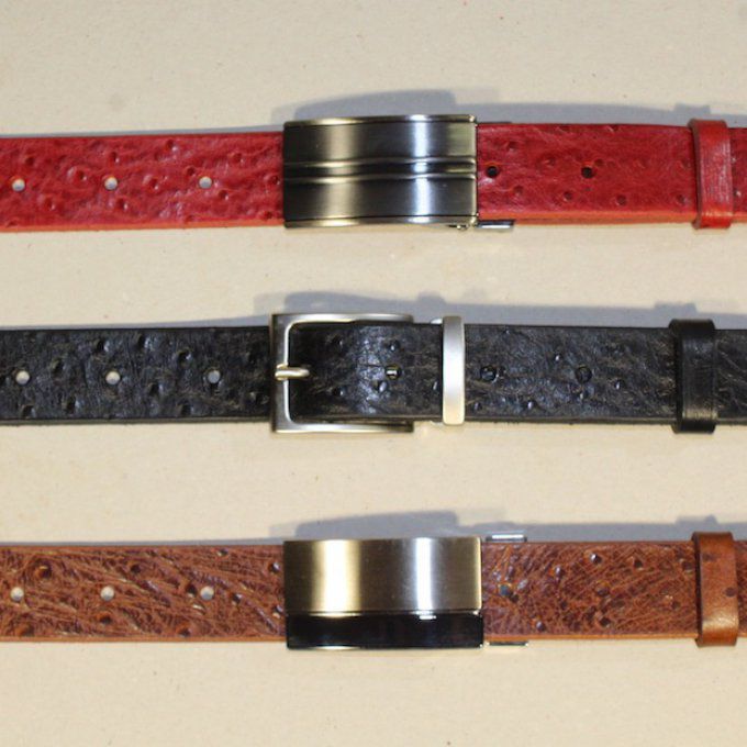 CEINTURE GRAIN AUTRUCHE