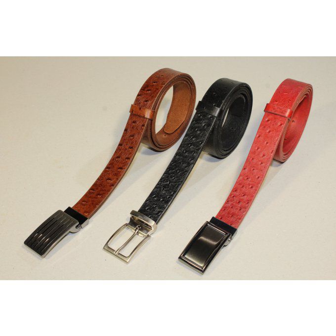 CEINTURE GRAIN AUTRUCHE